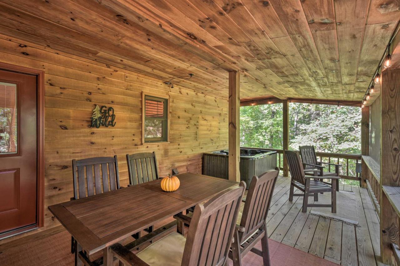 Blue Ridge Cabin Hot Tub, Fire Pit And Grill! Exterior foto
