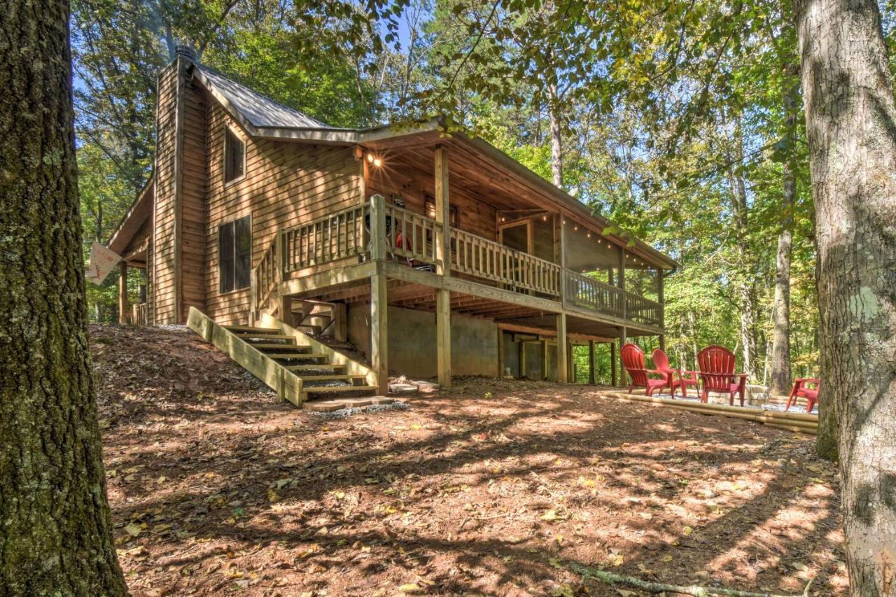 Blue Ridge Cabin Hot Tub, Fire Pit And Grill! Exterior foto